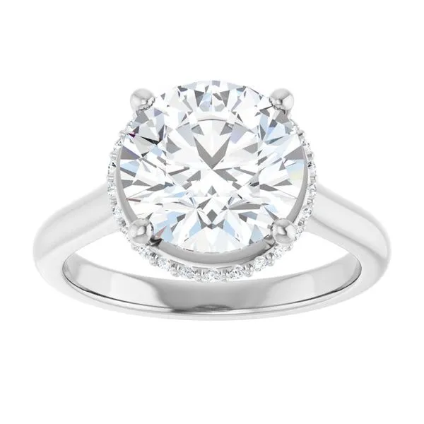 Hidden Halo-Style Engagement Ring Image 3 Jimmy Smith Jewelers Decatur, AL