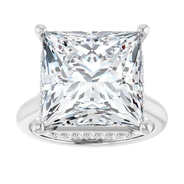 Hidden Halo-Style Engagement Ring Image 3 Austin's Fine Diamonds & Jewelry Lyndhurst, NJ