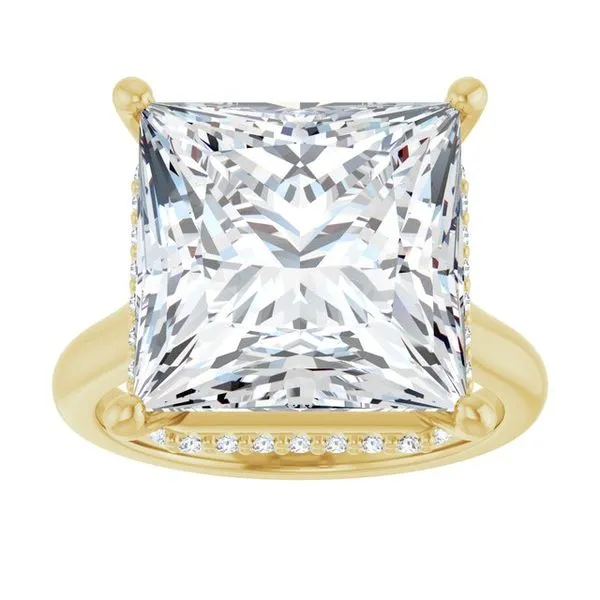 Hidden Halo-Style Engagement Ring Image 3 Austin's Fine Diamonds & Jewelry Lyndhurst, NJ