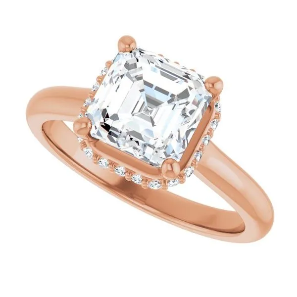 Hidden Halo-Style Engagement Ring Image 5 Austin's Fine Diamonds & Jewelry Lyndhurst, NJ