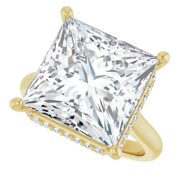 Hidden Halo-Style Engagement Ring Image 5 Shipley's Fine Jewelry Hampstead, MD