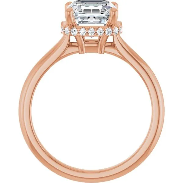 Hidden Halo-Style Engagement Ring Image 2 Arezzo Jewelers Elmwood Park, IL