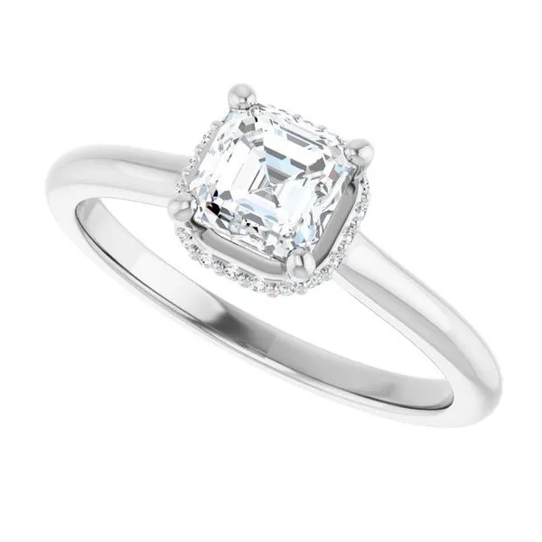 Hidden Halo-Style Engagement Ring Image 5 Futer Bros Jewelers York, PA