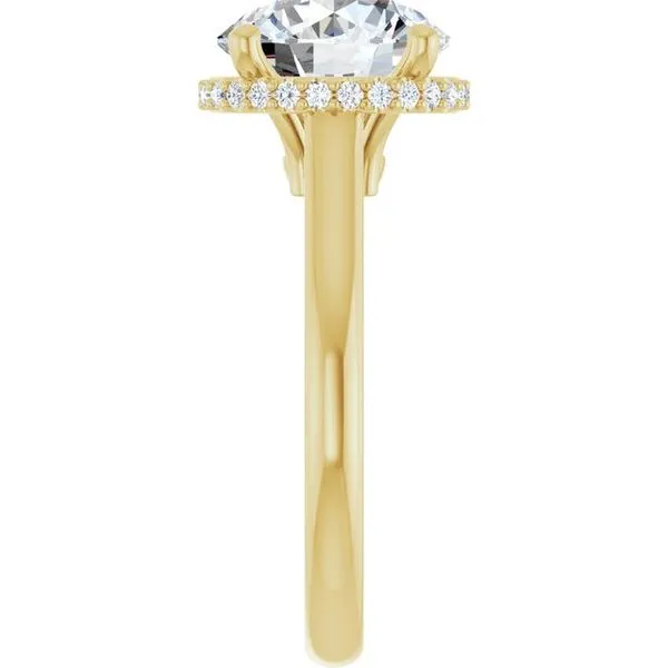 Hidden Halo-Style Engagement Ring Image 4 Futer Bros Jewelers York, PA