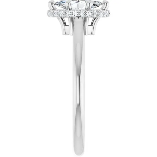 Hidden Halo-Style Engagement Ring Image 4 Clater Jewelers Louisville, KY
