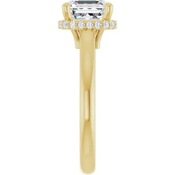 Hidden Halo-Style Engagement Ring Image 4 Clater Jewelers Louisville, KY