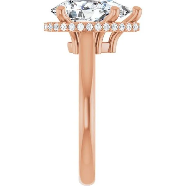 Hidden Halo-Style Engagement Ring Image 4 J. Thomas Jewelers Rochester Hills, MI