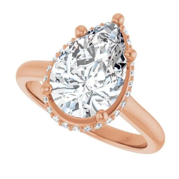 Hidden Halo-Style Engagement Ring Image 5 JF Jones Jewelers Rochester, NY