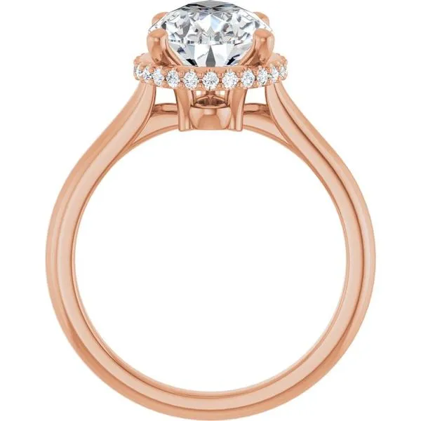 Hidden Halo-Style Engagement Ring Image 2 Ocean View Jewelers Millville, DE