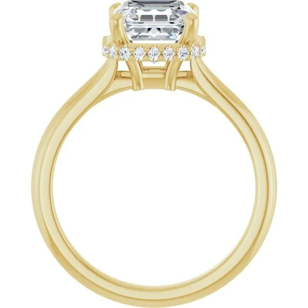 Hidden Halo-Style Engagement Ring Image 2 Austin's Fine Diamonds & Jewelry Lyndhurst, NJ