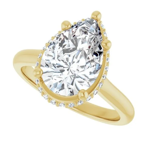 Hidden Halo-Style Engagement Ring Image 5 JF Jones Jewelers Rochester, NY