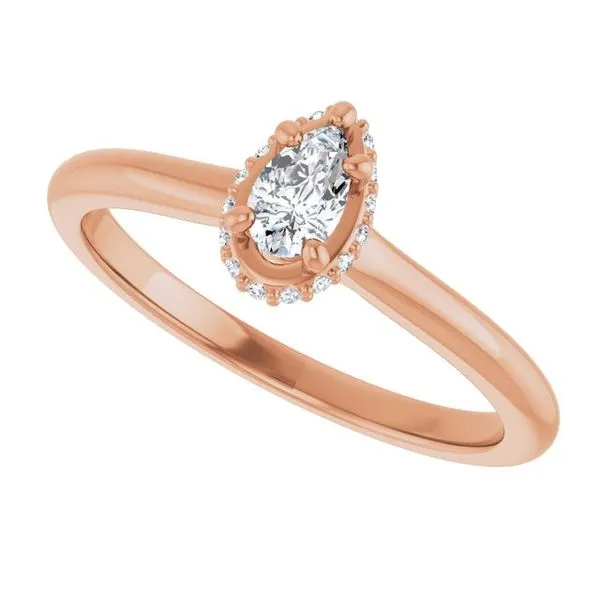 Hidden Halo-Style Engagement Ring Image 5 Collard Jewelers League City, TX