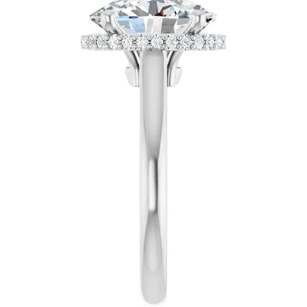 Hidden Halo-Style Engagement Ring Image 4 Raleigh Diamond Fine Jewelry Raleigh, NC