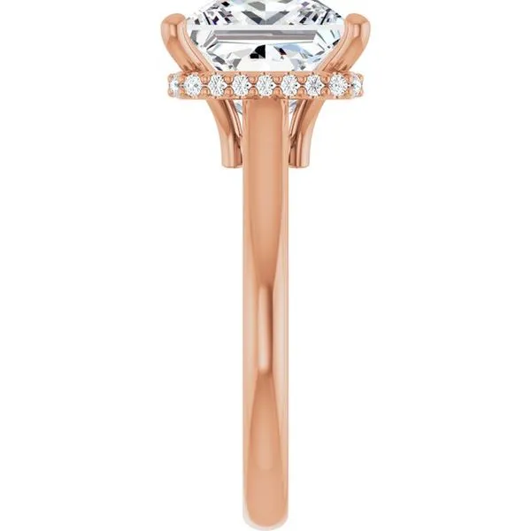 Hidden Halo-Style Engagement Ring Image 4 Jimmy Smith Jewelers Decatur, AL