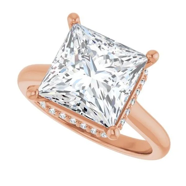 Hidden Halo-Style Engagement Ring Image 5 Redlands Jewelers Redlands, CA