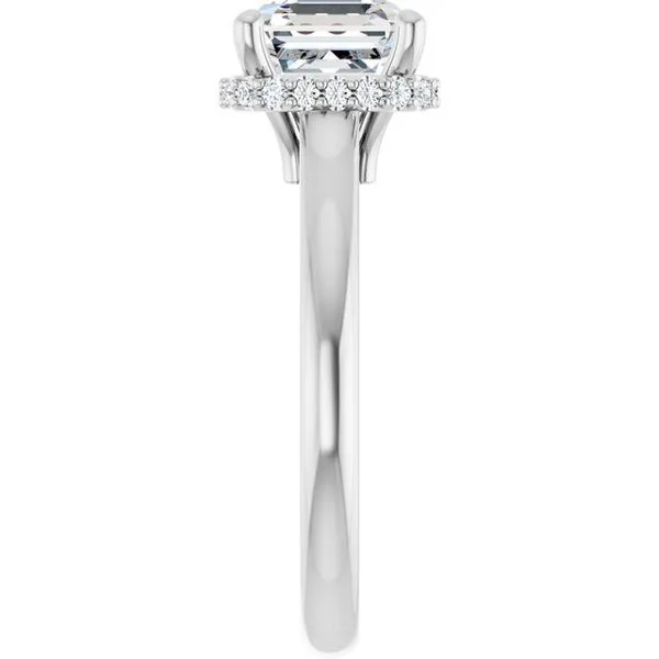 Hidden Halo-Style Engagement Ring Image 4 Redlands Jewelers Redlands, CA