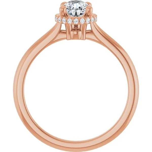 Hidden Halo-Style Engagement Ring Image 2 Paul James Jewelers Angels Camp, CA