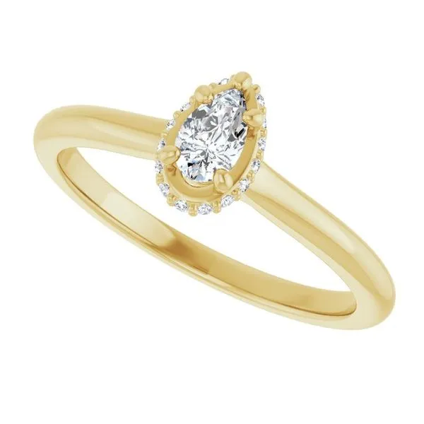 Hidden Halo-Style Engagement Ring Image 5 J. Thomas Jewelers Rochester Hills, MI