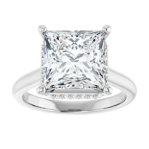 Hidden Halo-Style Engagement Ring Image 3 J. Thomas Jewelers Rochester Hills, MI