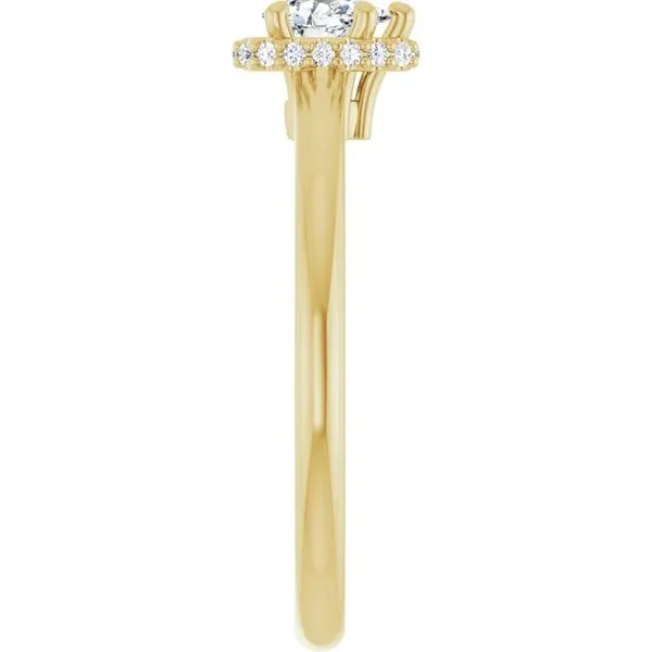 Hidden Halo-Style Engagement Ring Image 4 Ocean View Jewelers Millville, DE