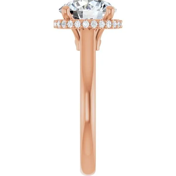 Hidden Halo-Style Engagement Ring Image 4 Ask Design Jewelers Olean, NY