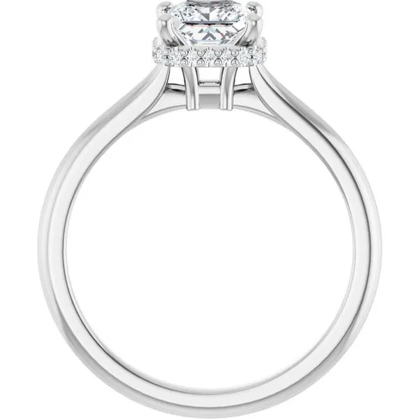 Hidden Halo-Style Engagement Ring Image 2 Vulcan's Forge LLC KANSAS CITY, MO