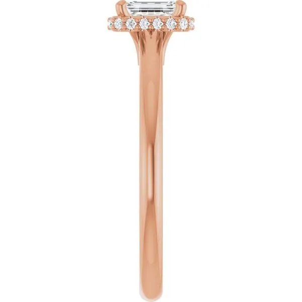Hidden Halo-Style Engagement Ring Image 4 Stuart Benjamin & Co. Jewelry Designs San Diego, CA