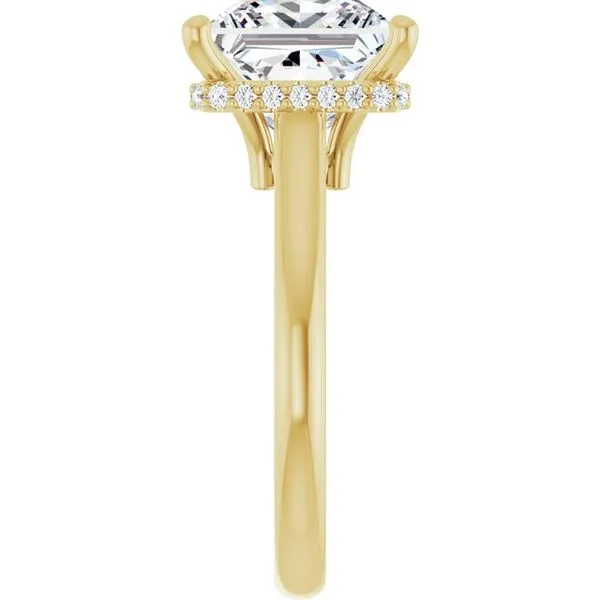 Hidden Halo-Style Engagement Ring Image 4 Shipley's Fine Jewelry Hampstead, MD