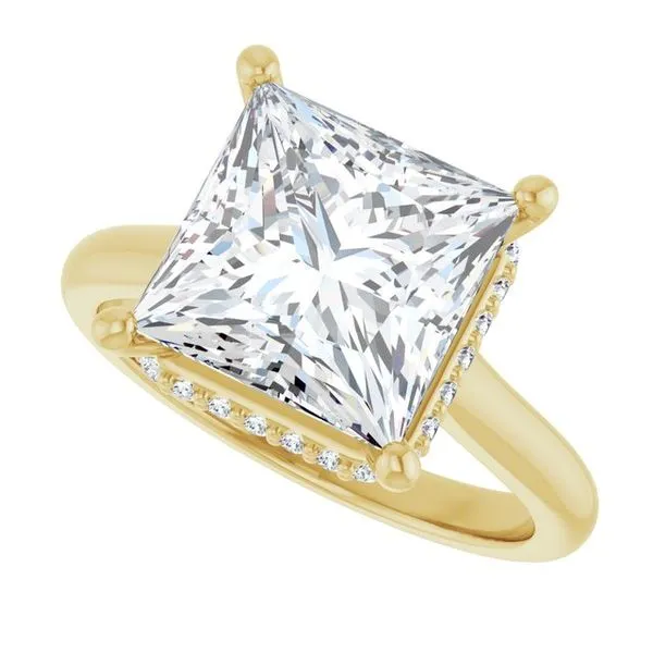 Hidden Halo-Style Engagement Ring Image 5 Jimmy Smith Jewelers Decatur, AL