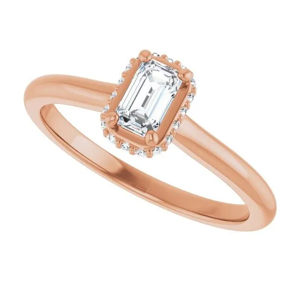 Hidden Halo-Style Engagement Ring Image 5 Arezzo Jewelers Elmwood Park, IL