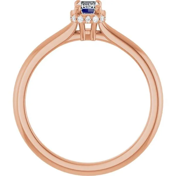 Hidden Halo-Style Engagement Ring Image 2 Futer Bros Jewelers York, PA