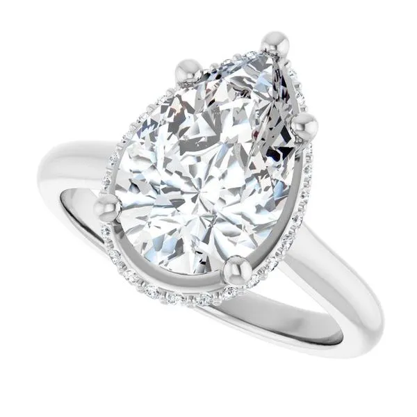 Hidden Halo-Style Engagement Ring Image 5 Jimmy Smith Jewelers Decatur, AL