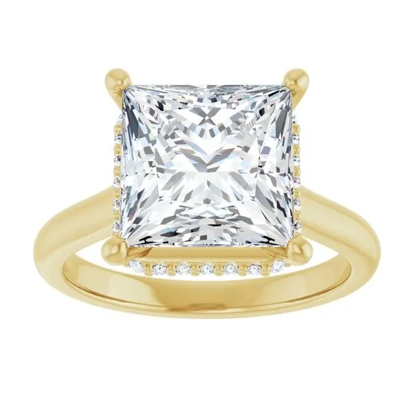 Hidden Halo-Style Engagement Ring Image 3 Banks Jewelers Burnsville, NC