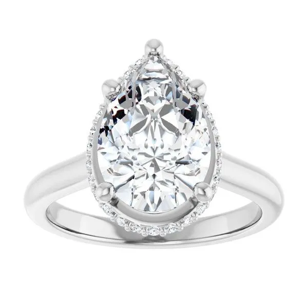 Hidden Halo-Style Engagement Ring Image 3 Paul James Jewelers Angels Camp, CA