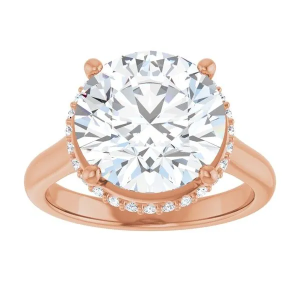 Hidden Halo-Style Engagement Ring Image 3 Natale Jewelers Sewell, NJ