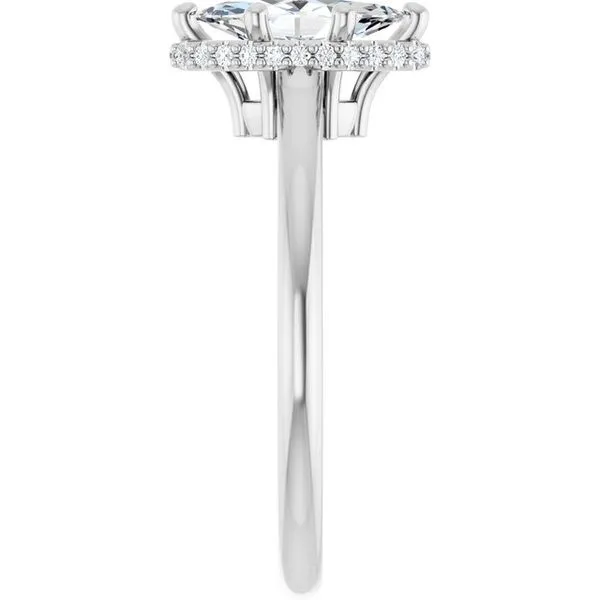 Hidden Halo-Style Engagement Ring Image 4 Don's Jewelry & Design Washington, IA