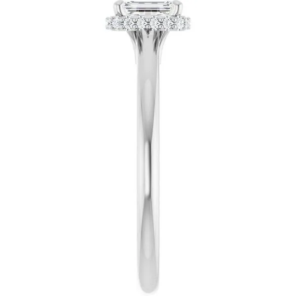 Hidden Halo-Style Engagement Ring Image 4 J. Thomas Jewelers Rochester Hills, MI