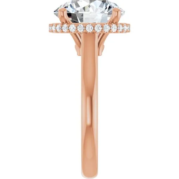 Hidden Halo-Style Engagement Ring Image 4 Paul James Jewelers Angels Camp, CA