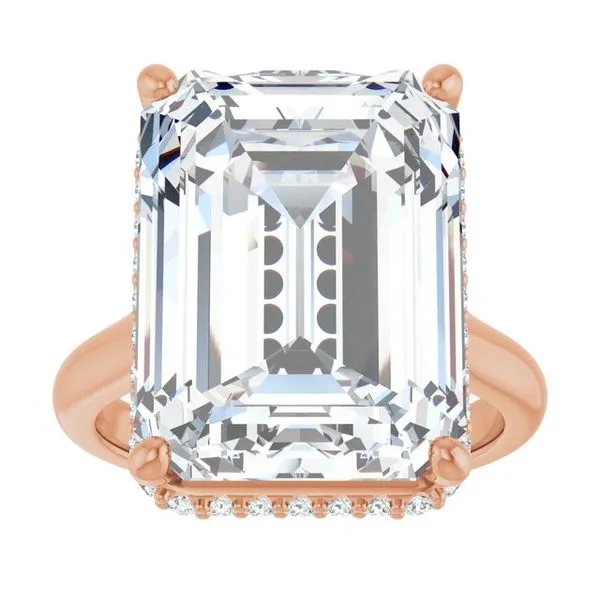 Hidden Halo-Style Engagement Ring Image 3 Natale Jewelers Sewell, NJ