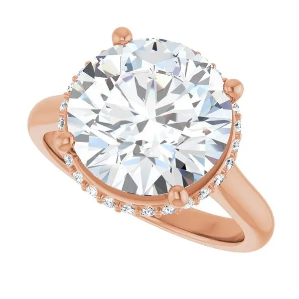 Hidden Halo-Style Engagement Ring Image 5 J. Thomas Jewelers Rochester Hills, MI