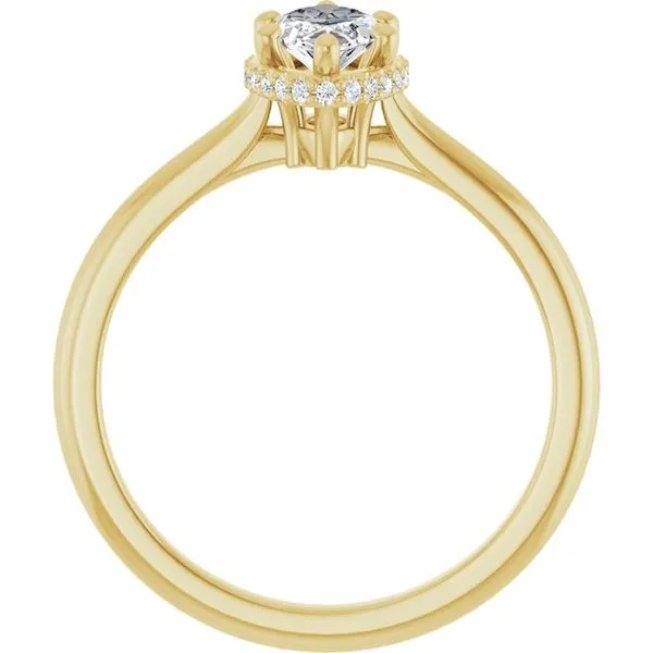 Hidden Halo-Style Engagement Ring Image 2 Ocean View Jewelers Millville, DE
