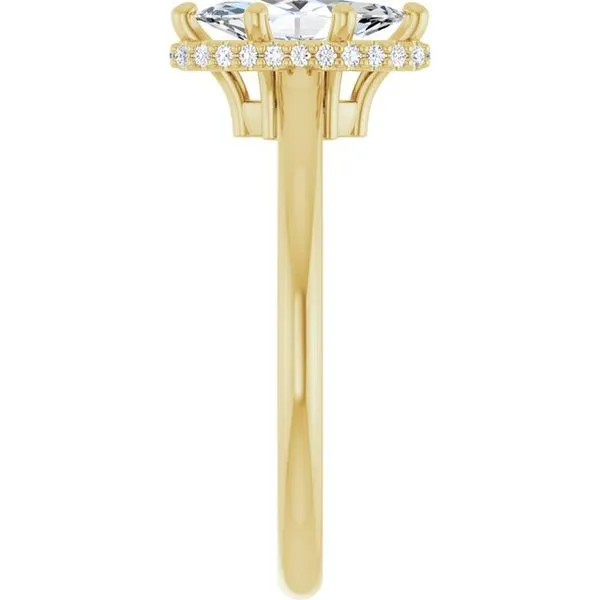 Hidden Halo-Style Engagement Ring Image 4 J. Thomas Jewelers Rochester Hills, MI
