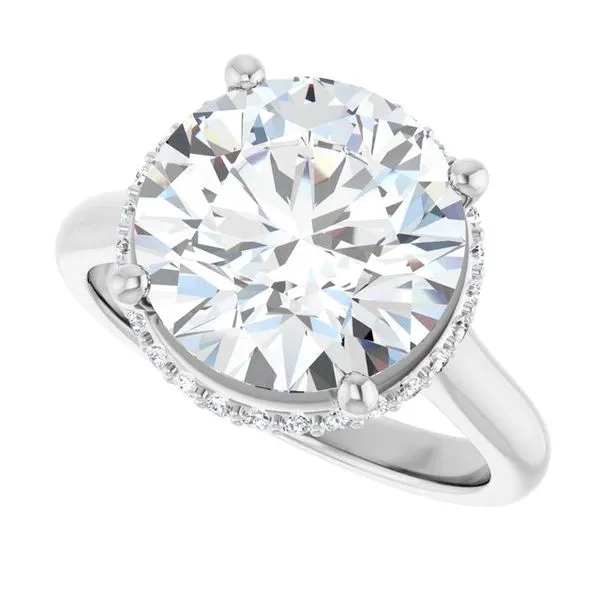 Hidden Halo-Style Engagement Ring Image 5 Jimmy Smith Jewelers Decatur, AL