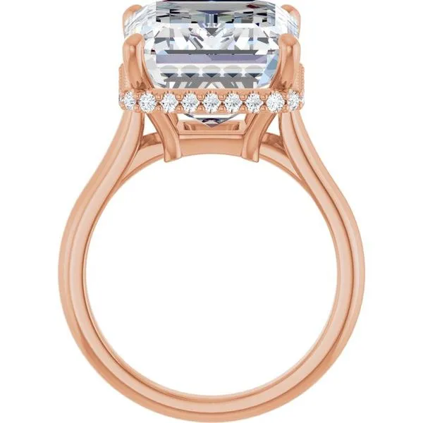 Hidden Halo-Style Engagement Ring Image 2 Jimmy Smith Jewelers Decatur, AL