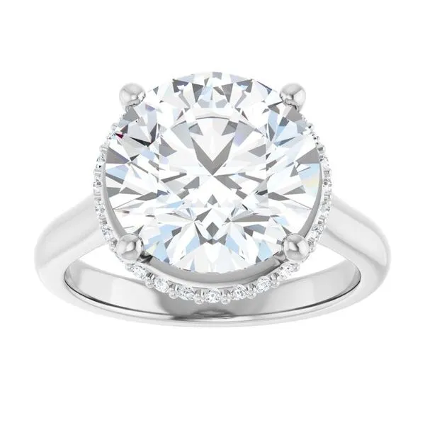 Hidden Halo-Style Engagement Ring Image 3 Mark Jewellers La Crosse, WI