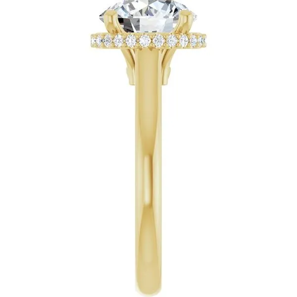 Hidden Halo-Style Engagement Ring Image 4 J. Thomas Jewelers Rochester Hills, MI