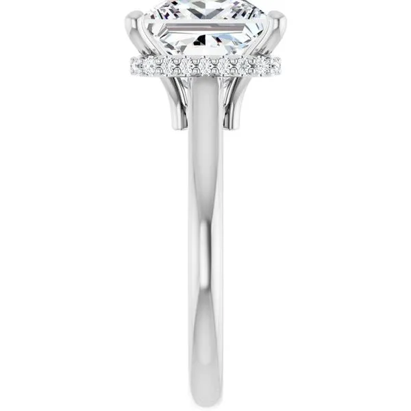 Hidden Halo-Style Engagement Ring Image 4 Mark Jewellers La Crosse, WI