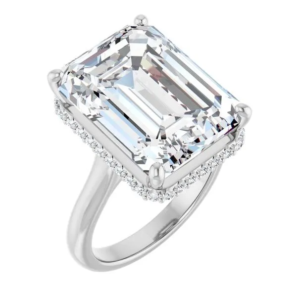 Hidden Halo-Style Engagement Ring Jimmy Smith Jewelers Decatur, AL