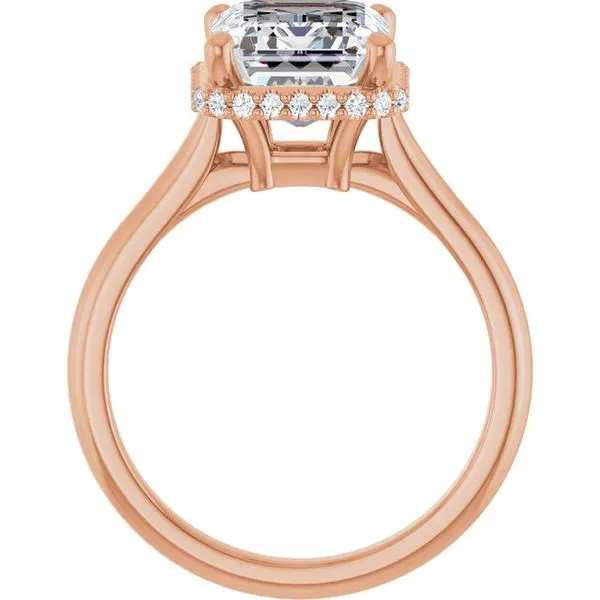 Hidden Halo-Style Engagement Ring Image 2 Arezzo Jewelers Elmwood Park, IL