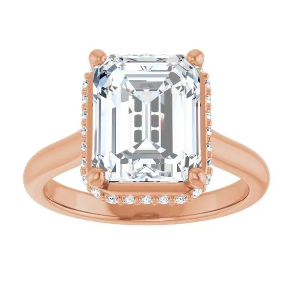 Hidden Halo-Style Engagement Ring Image 3 J. Thomas Jewelers Rochester Hills, MI